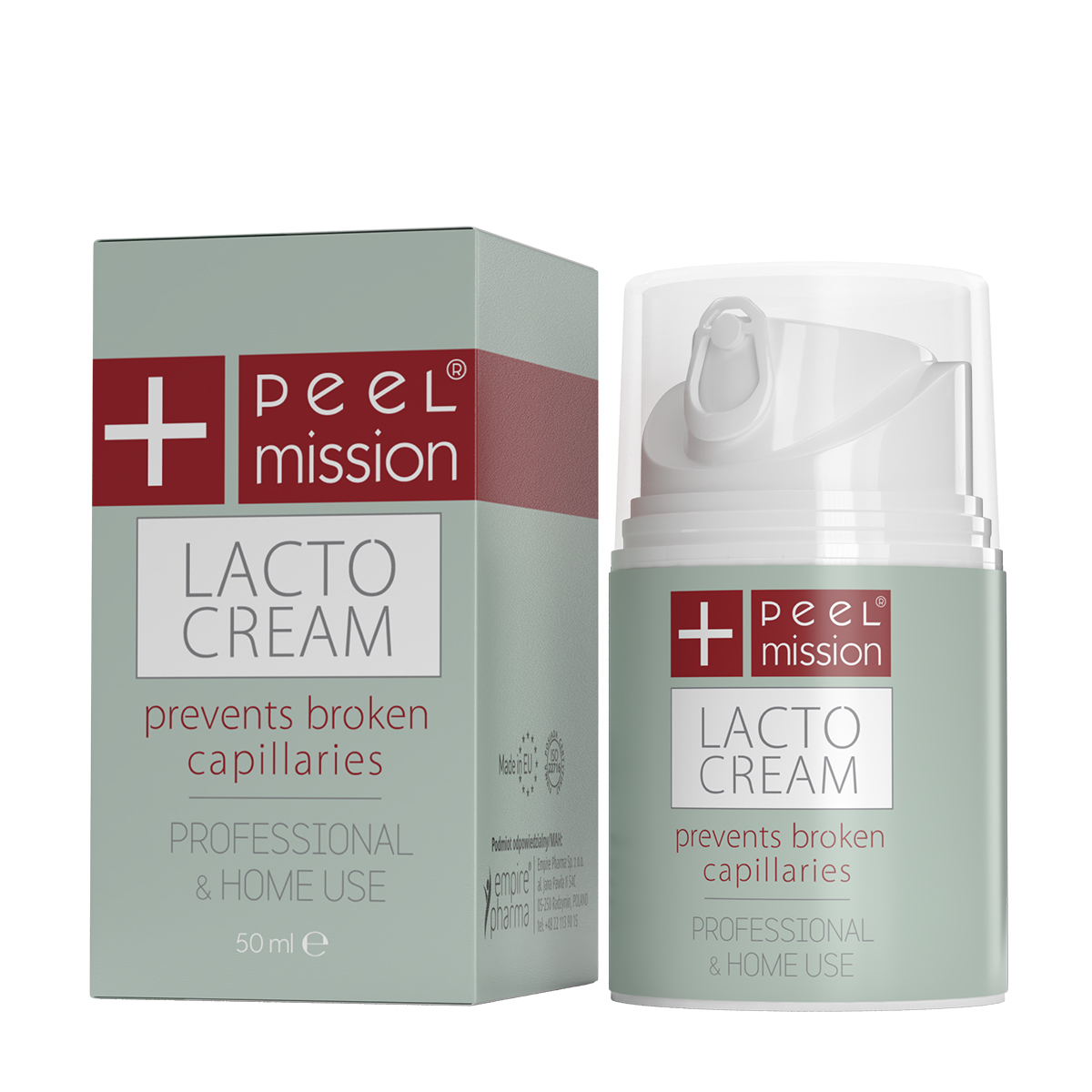 Peel Mission, Lacto Cream, krem z kwasem laktobionowym, 50ml