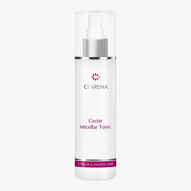 Clarena, Kawiorowy micelarny tonik do twarzy, 200ml
