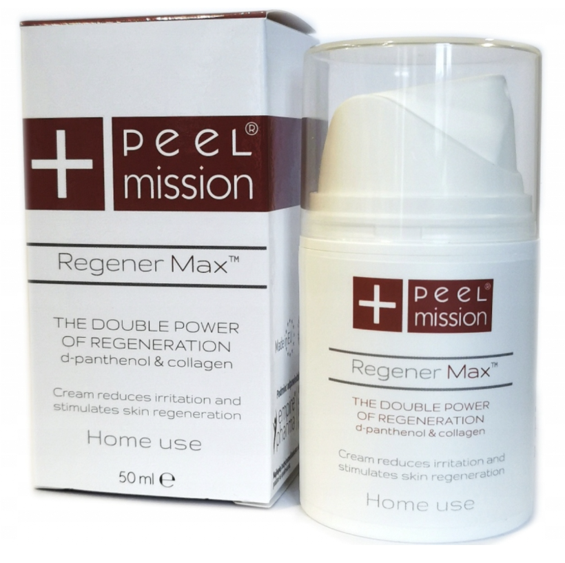 Peel Mission, Regener Max krem intensywnie regenerujący z kolagenem, 50ml