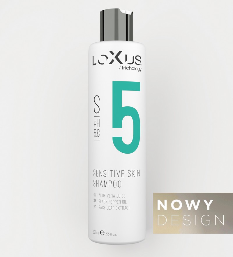 Loxus, Szampon do skóry wrażliwej S5, 250ml DOSTĘPNY WYŁĄCZNIE POPRZEZ KONTAKT TEL (500-191-510)