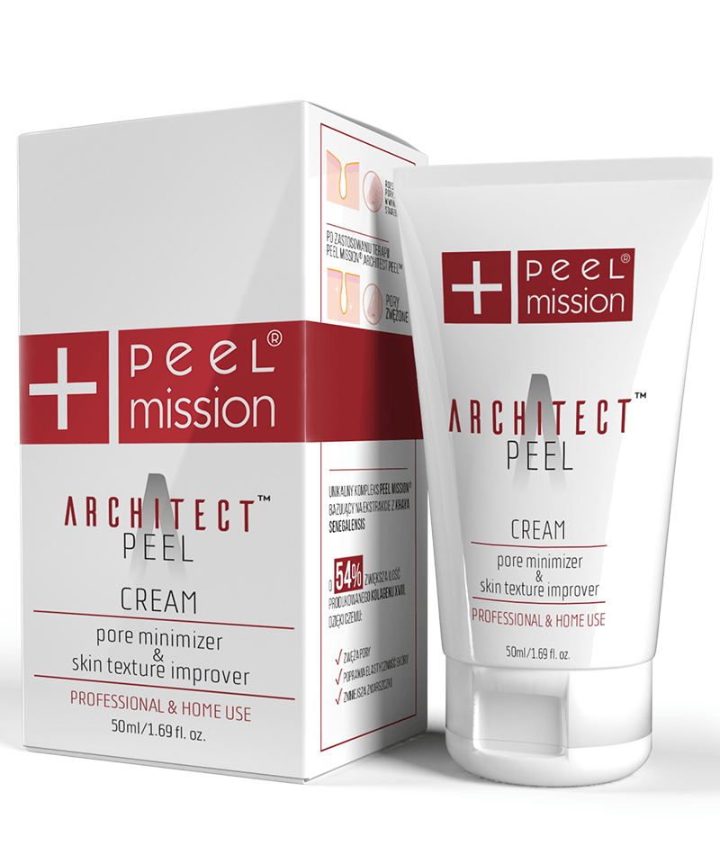 Peel Mission, Architect krem zwężający pory z kwasami huminowymi, 50ml