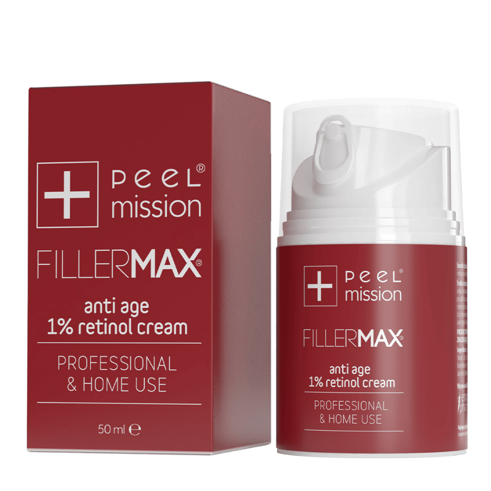 Peel Mission, Filler Max krem z 1% retinolem do skóry dojrzałej, 50ml